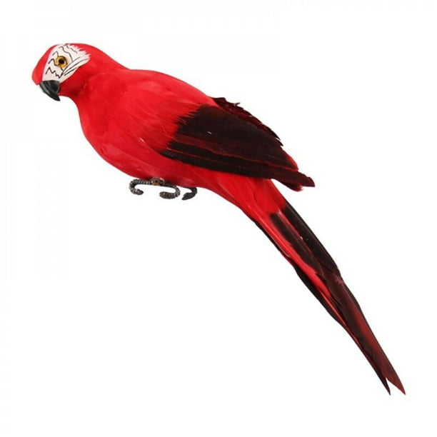 Artificial Parrot Garden Yard Home Ornament Foam Feather Imitation Bird Model Artificial Parrot Garden Yard Home Ornament Foam Feather Imitation Bird Model